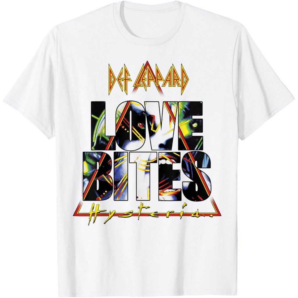 Def Leppard - เสื้อยืด Love Bites Hysteria