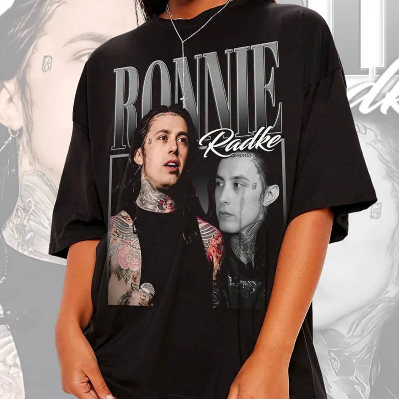 Ronnie Radke NEW เสื้อยืดวง Falling In Reverse ทุกขนาด 1PT1781 แขนยาวหรือแขนสั้น