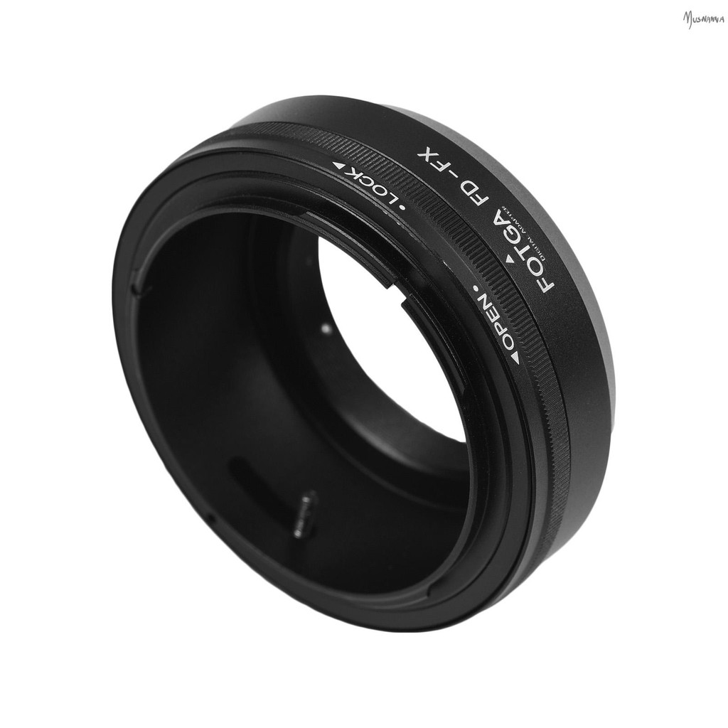 FOTGA คู่มือเลนส์อะแดปเตอร์แหวนอลูมิเนียมสําหรับ Canon FD เลนส์ Fuji X-A5/X-A10/X-Pro1/X-Pro2/X-Pro3