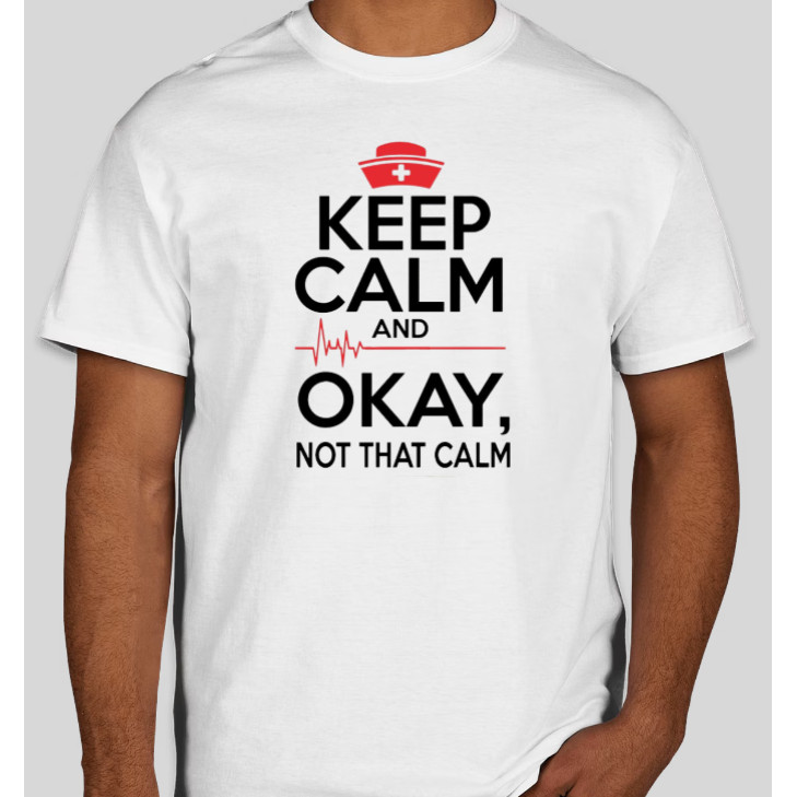2025 Keep Calm Ok Not That Calm Tshirt ตลกทางการแพทย์ Paramedic พยาบาล
