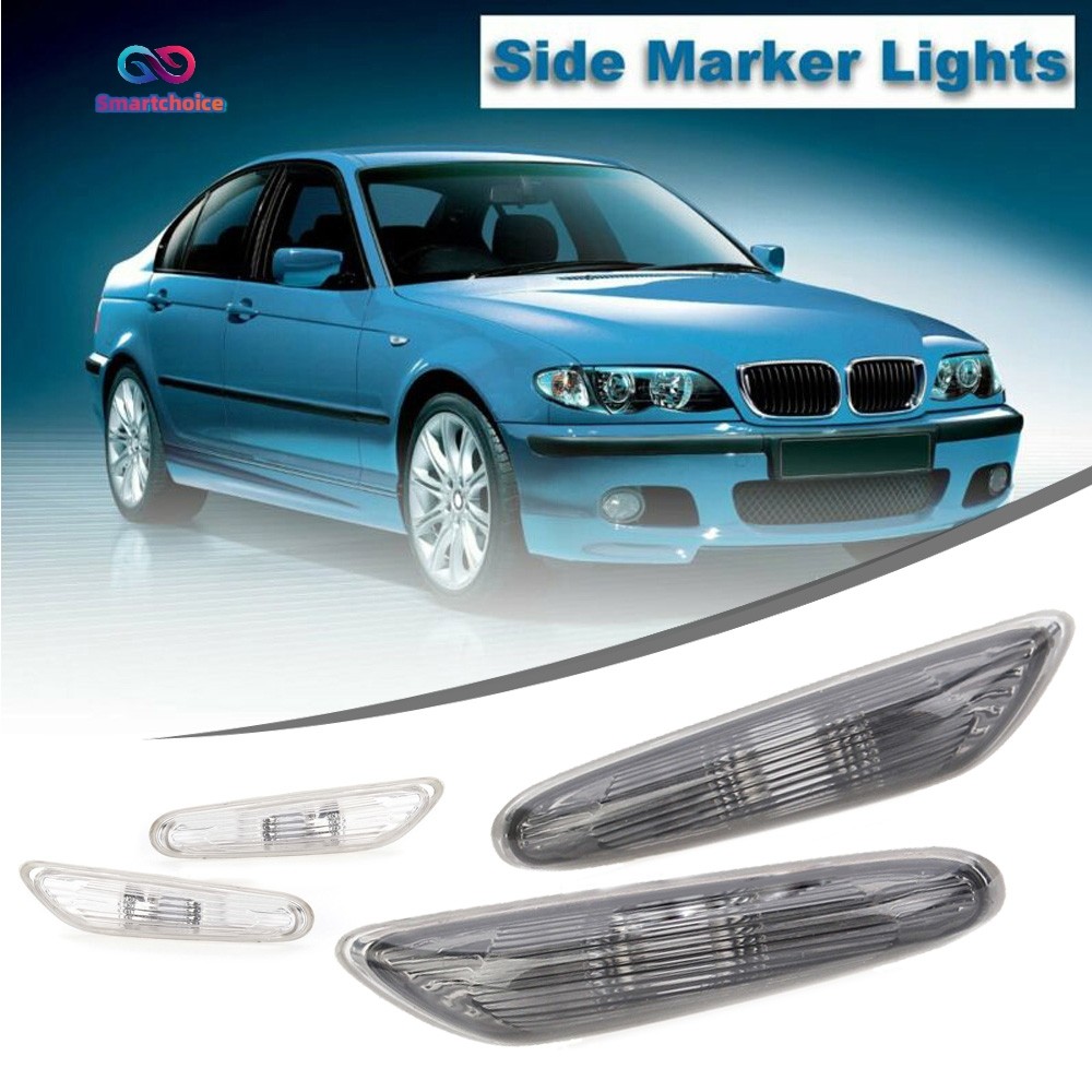 คู่ด้านข้างไฟเลี้ยวไฟแสดงสถานะสําหรับสําหรับสําหรับ BMW E46 E60 E61 E83