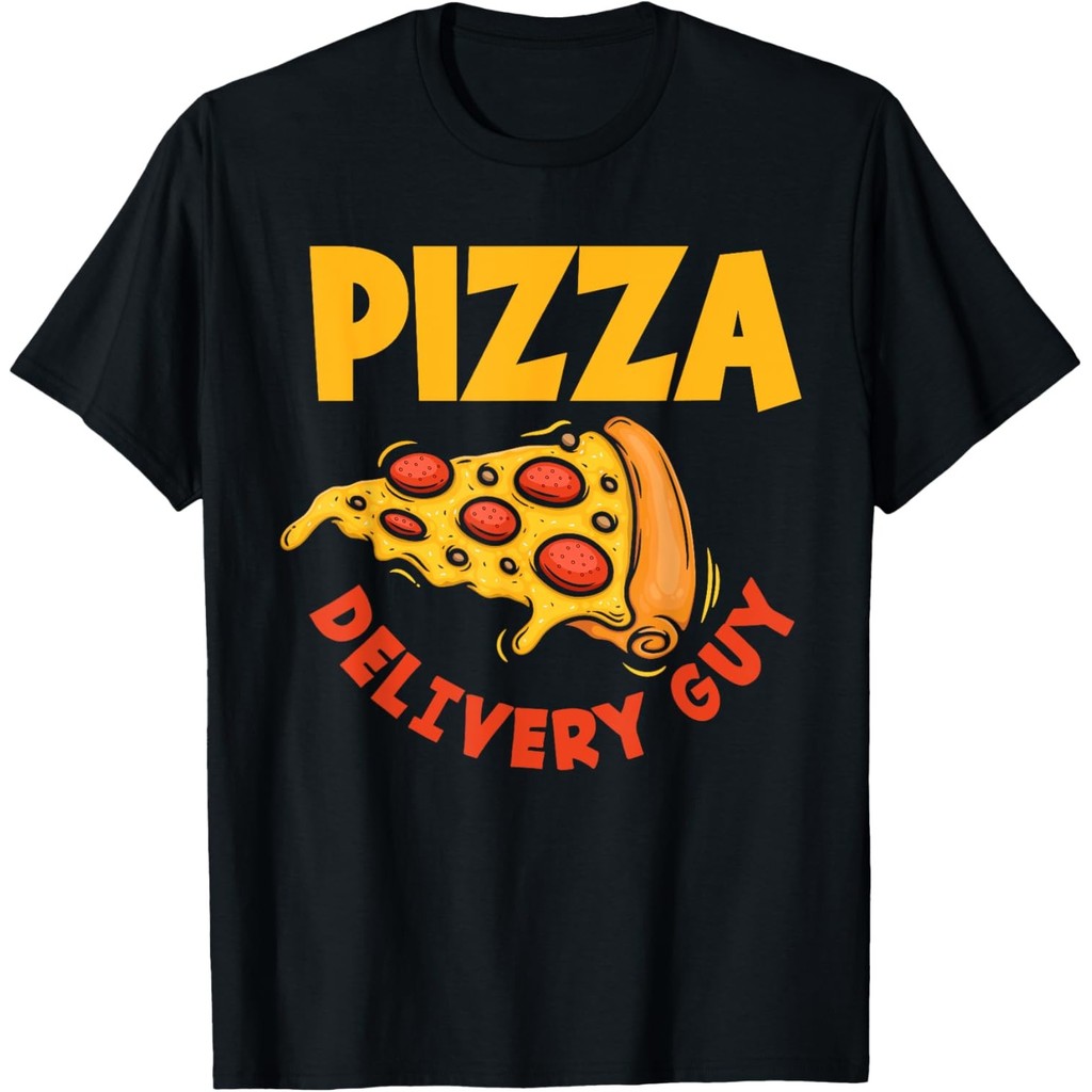 Pizza Delivery Guy Occupation Food เสื้อยืดตลก Pizza Lover