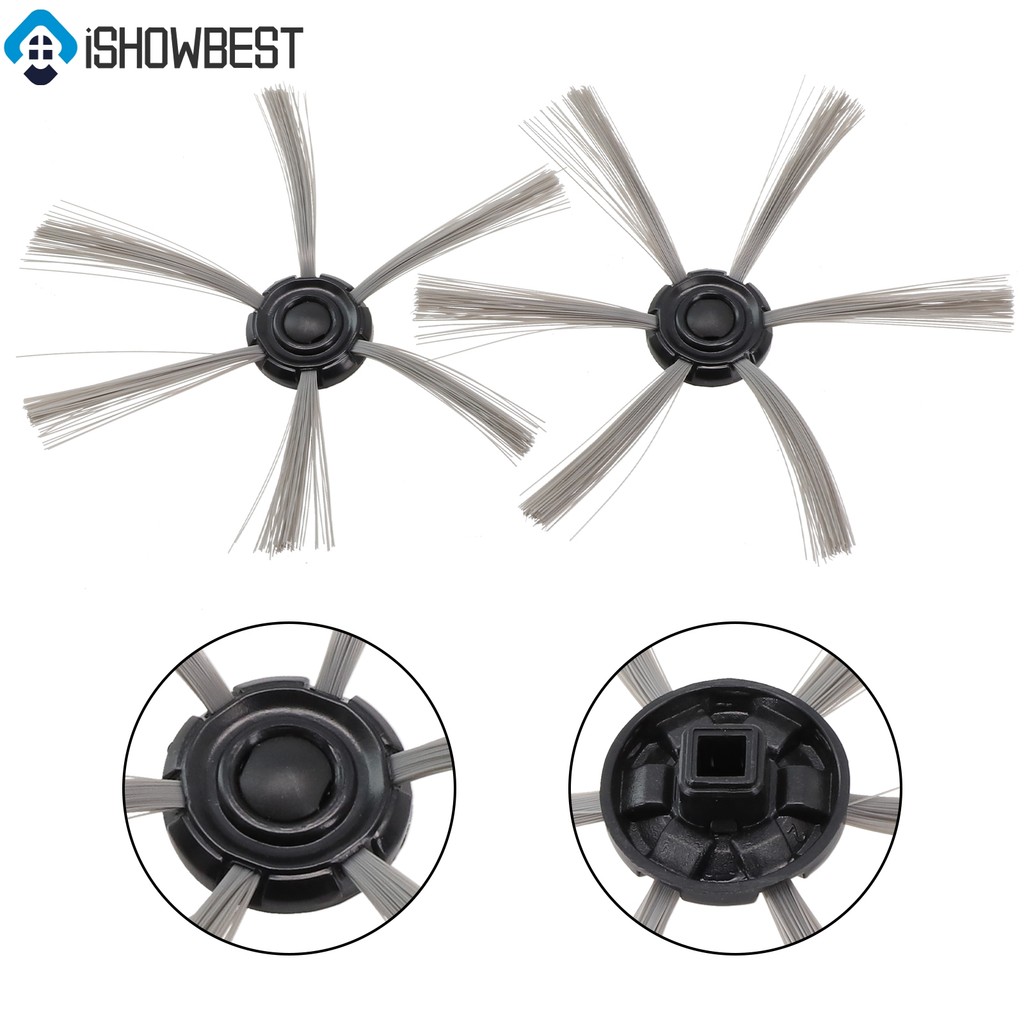 2 ชิ้นแปรงด้านข้างสําหรับ Isweep S320 เครื่องดูดฝุ่นอุปกรณ์เสริม