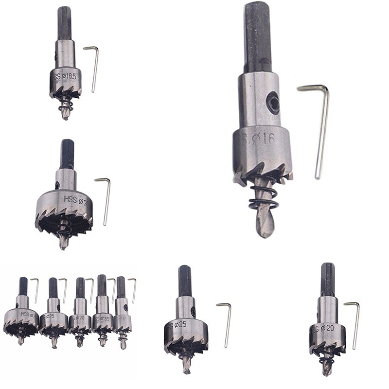 [SWHOME] ปลายคาร์ไบด์ HSS สว่านที่เปิดรู 16-30 มม. สําหรับเหล็กเหล็กอลูมิเนียมเจาะ [AUG]