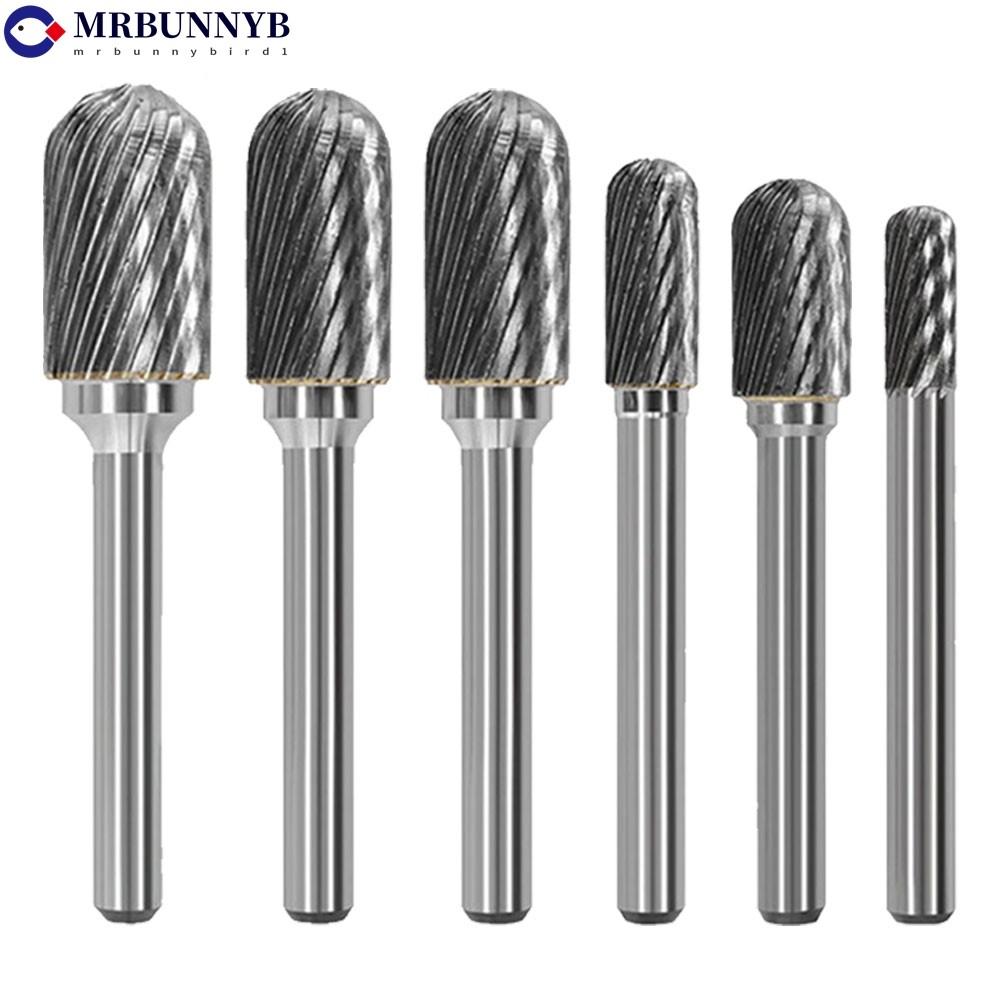 [MB HOT] 6mm Shank Rotary File Router บด Burr Rotary Steel File Polishing C Type