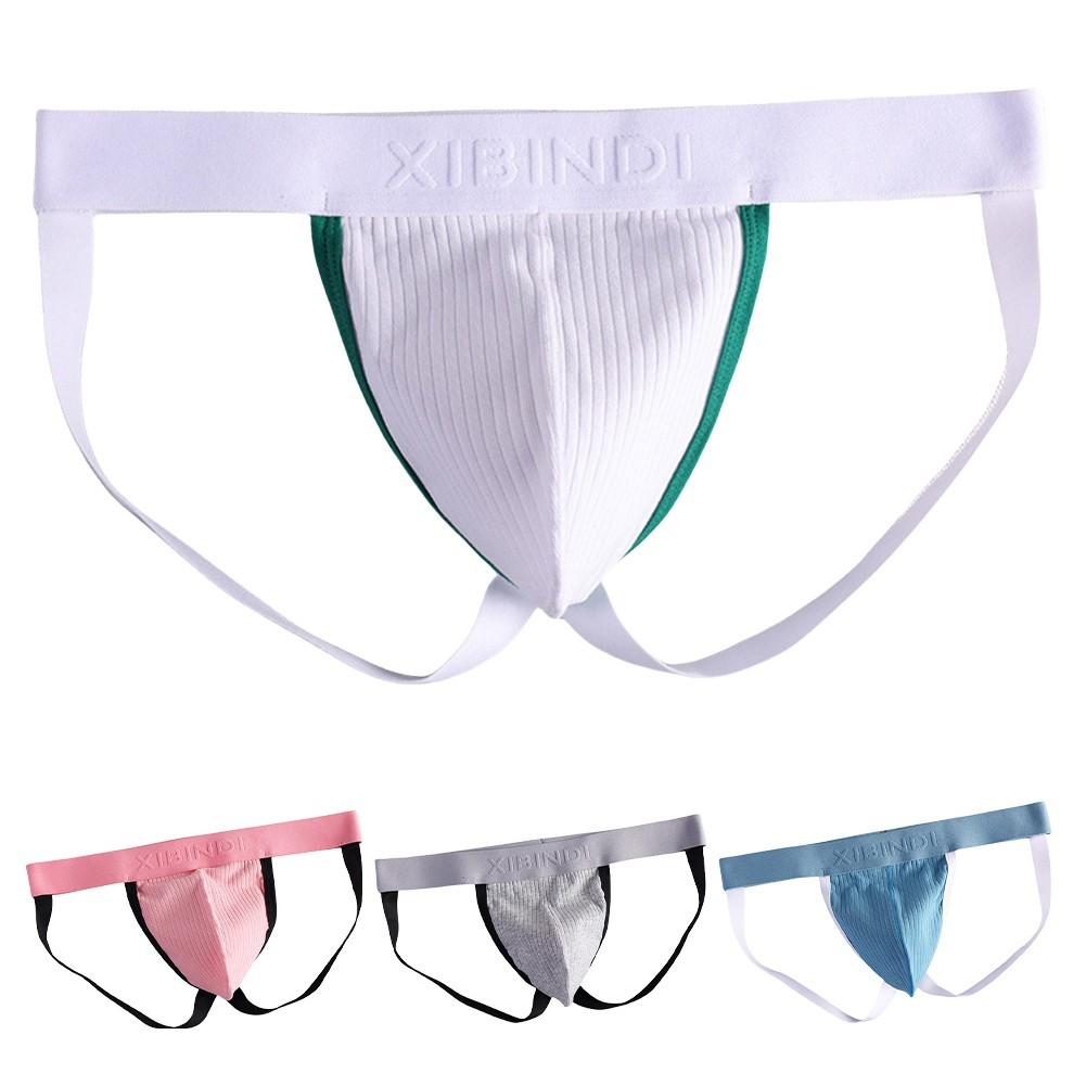 กางเกงขาสั้นเซ็กซี่แบบ G-String Thongs สำหรับผู้ชาย สวมใส่ง่ายและสะดวกสบาย