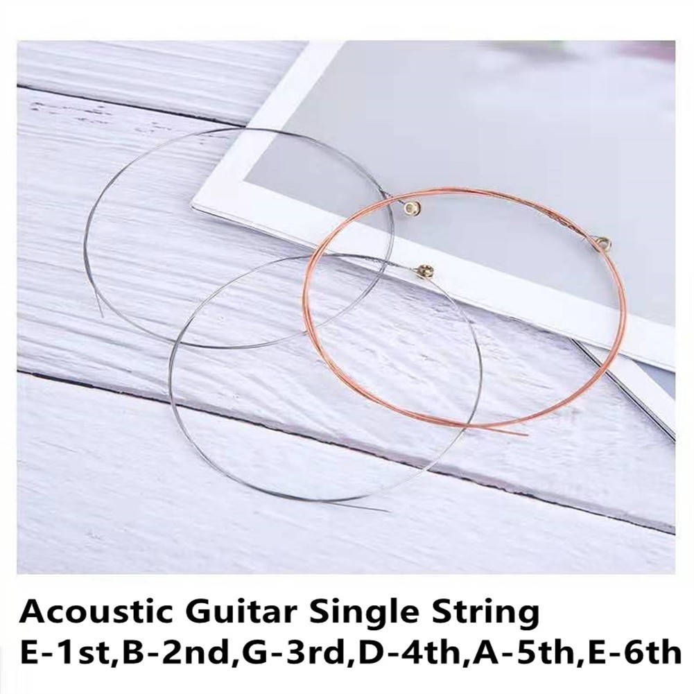 [ULM]สายกีตาร์อะคูสติก EBGDA Single String Gauges 012 014 024 027 035 040