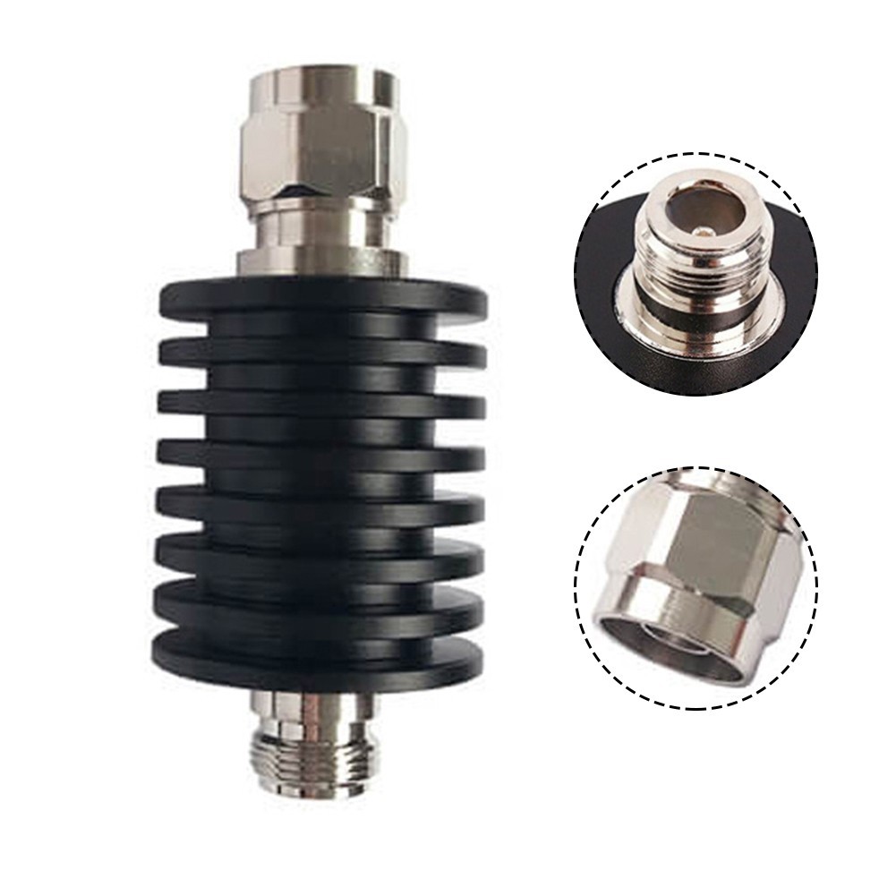 [ELEA HOT] 25W N Coaxial Fix Attenuator-25 Watt Attenuator 50 Ohm DC-3Ghz 1-50DB อุปกรณ์เสริม