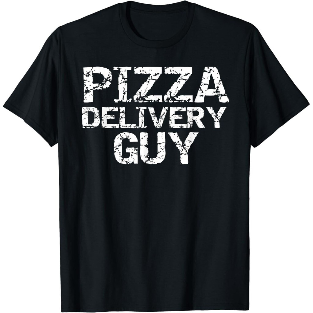 Pizza Delivery Guy เสื้อเชิ้ตสําหรับผู้ชายเครื่องแต่งกายตลกเสื้อยืด Unisex