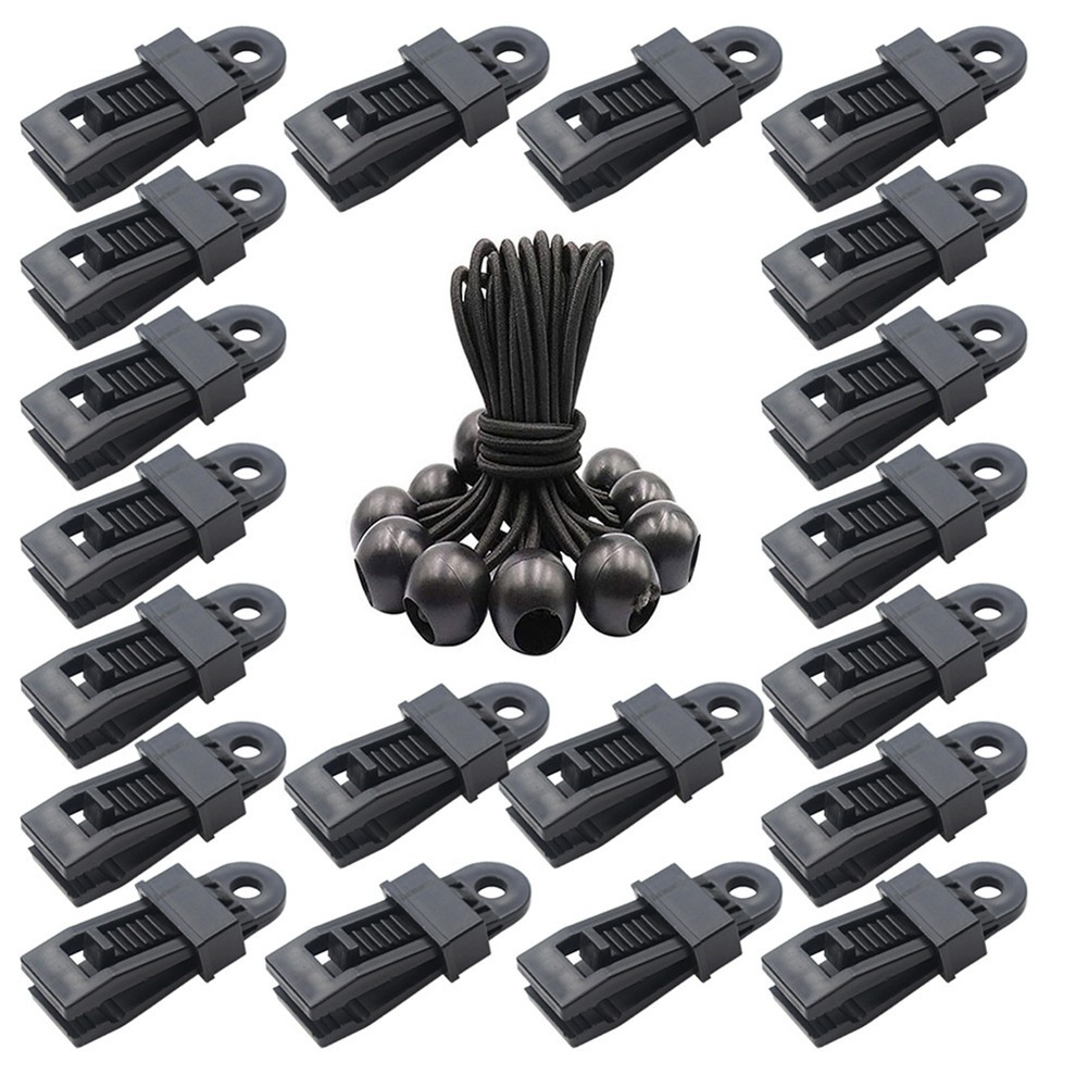 คลิป Tarp Heavy Duty Lock Grip คลิปเต็นท์กันสาด Tarp Clamps สําหรับ Canopy