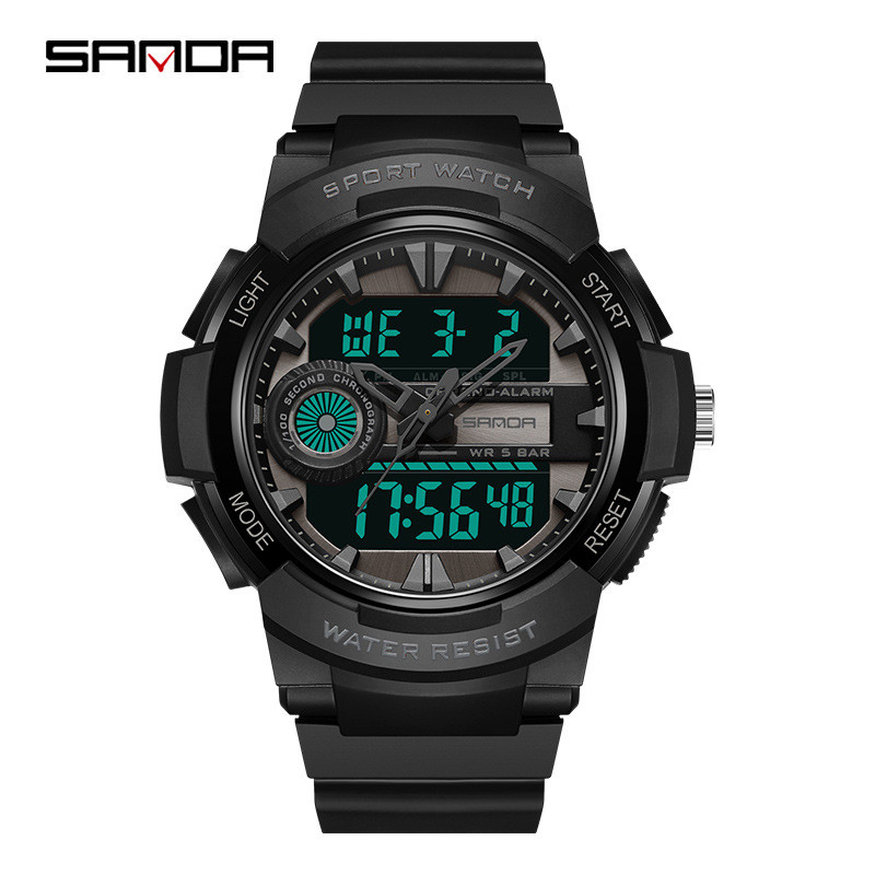 POSHI Mens Waterproof Luminous Business Watches Date Mens Wrist Watch Stainless Steel