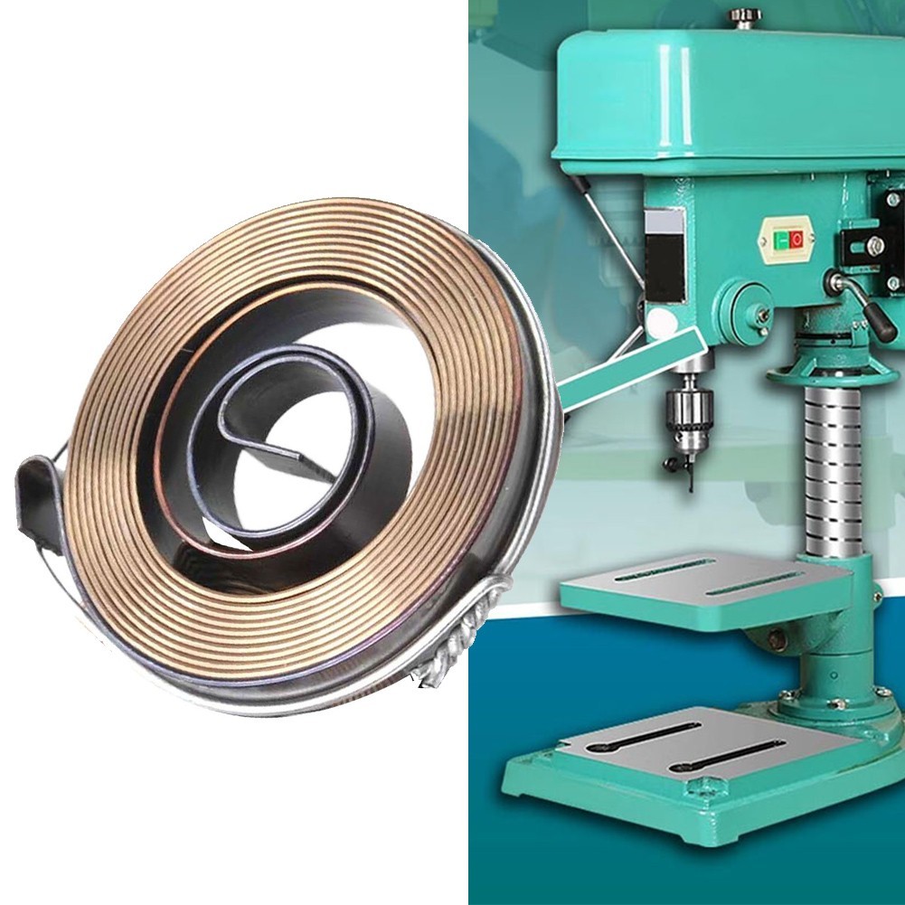 [สต็อก]0.8 x 10 x 1540 มม. เจาะกดสปริง Quill Feed Return Coil Spring Assembly CH