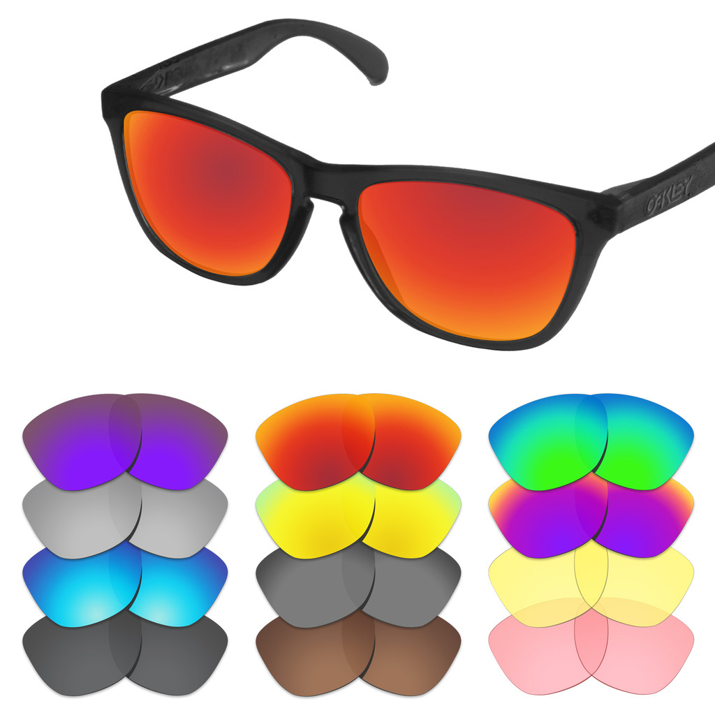 แว่นกันแดดเลนส์โพลาไรซ์ทดแทนสําหรับ OJ9006 Frogskins XS 53mm - พันธุ์