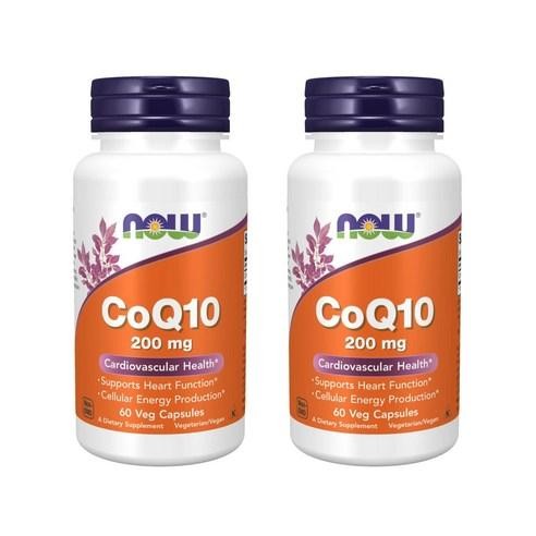NOW Foods CoQ10 200 มก. แคปซูลผักมังสวิรัติ 60 นับ 2
