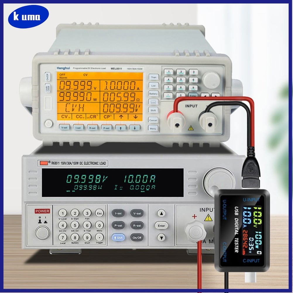 XK เครื่องวัดพลังงาน USB C เครื่องทดสอบ USB 4.5-36V 0-5A