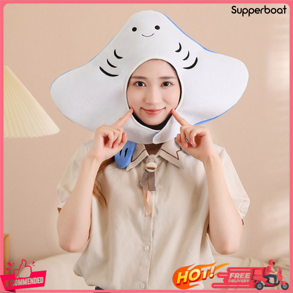 [SPB]✌การ์ตูนปลาหมวกปรับตุ๊กตาหมวกน่ารักการถ่ายภาพ Prop Dress-Up อุปกรณ์เสริมผมประสิทธิภาพหมวกฮาโลวี