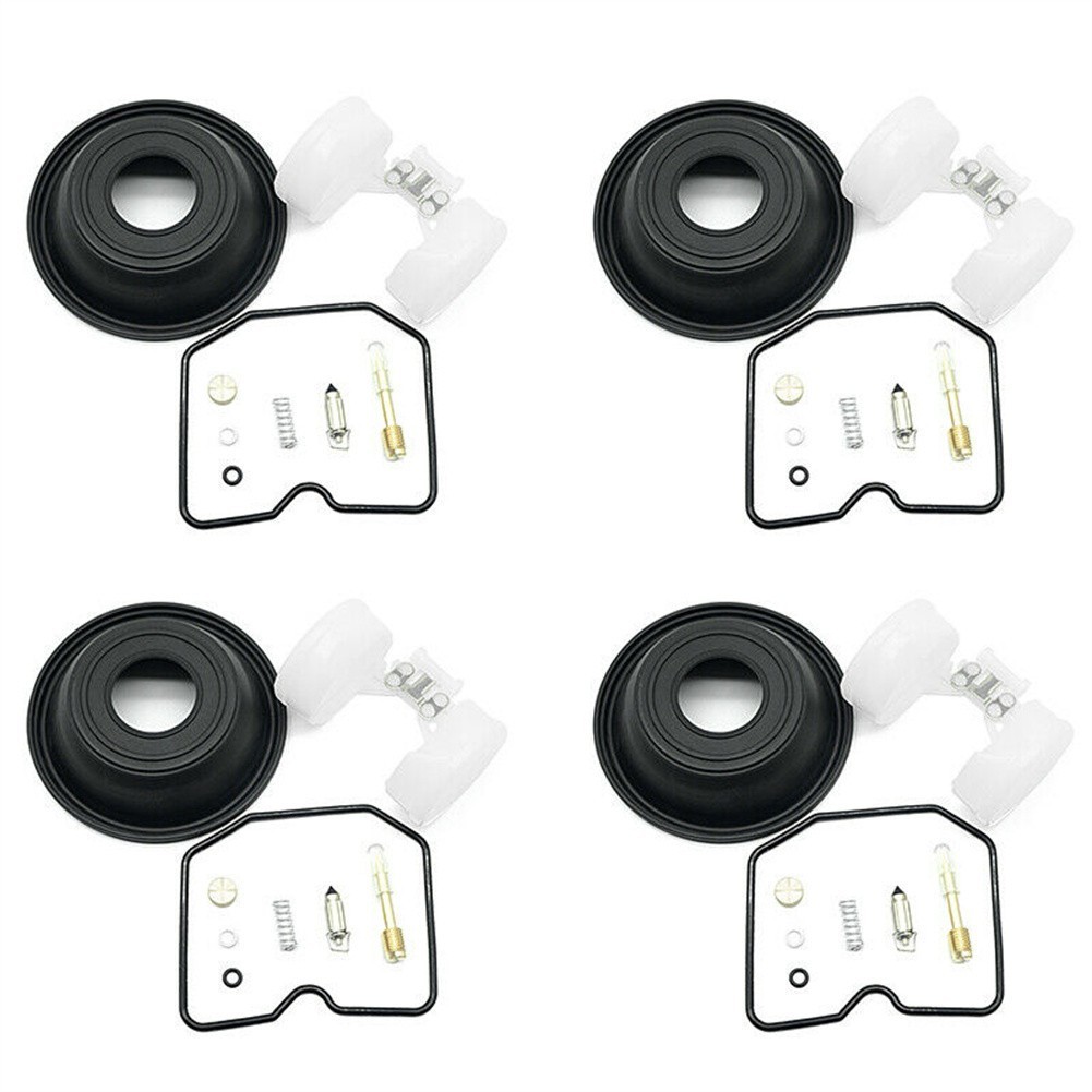 พร้อมสต็อก 4X สําหรับ KAWASAKI ZL600 ZR550 Zephry ชุดซ่อมคาร์บูเรเตอร์คาร์โบไฮเดรตลอยไดอะแฟรม