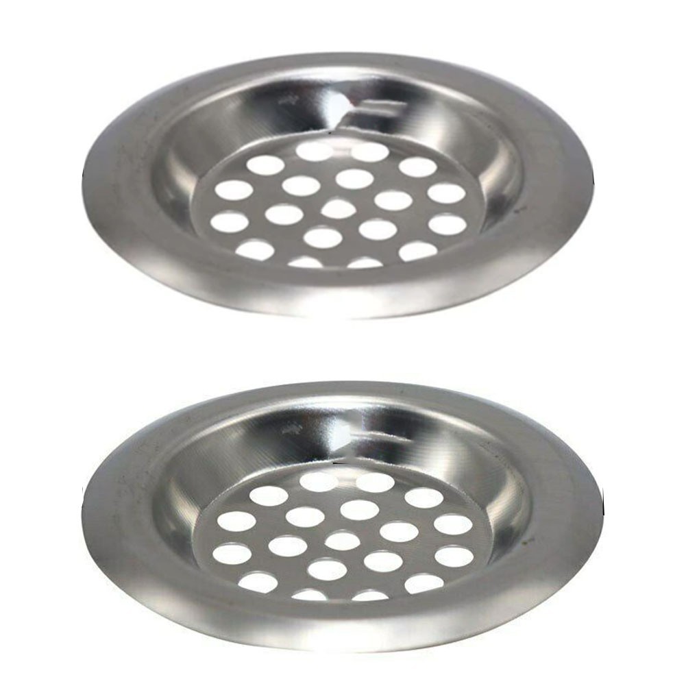 [ขายร้อน] STEEL PLUG STRAINER Bath/Bathroom Sink Shower Drain Filter Cover Hair Catcher UK❤ - รูปที่ 2