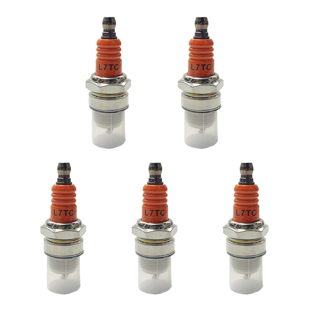 5pcs L7TC หัวเทียนสําหรับ BM6A BMR6A WS6E WS7E BPMR6A WS7F CJ7Y W20MU M6 M7 BPMR6A Two Stroke Chains