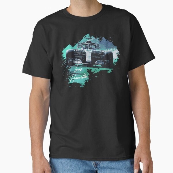 Lewis Hamilton - Vintage_Digi Art_ 2024 Class Tops เสื้อยืดสตรีทลําลอง