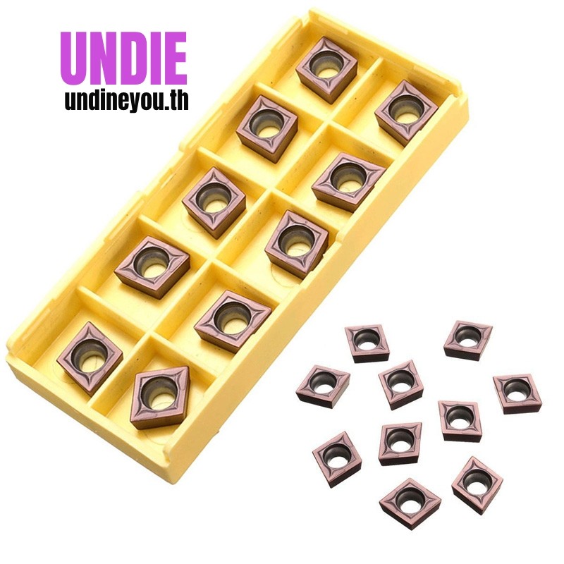 10PCS CCMT09T304 VP15TF คาร์ไบด์แทรก CCMT 09 T3 / CCMT32.51 ใส่