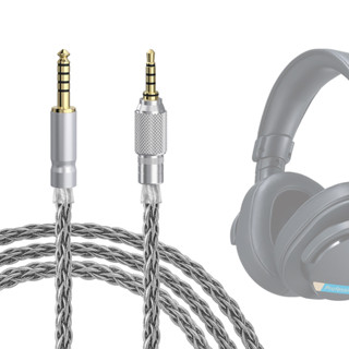 Geekria Silver-Plated อัพเกรด 4.4 มม.ถึง 3.5 มม.สายสัญญาณเสี…