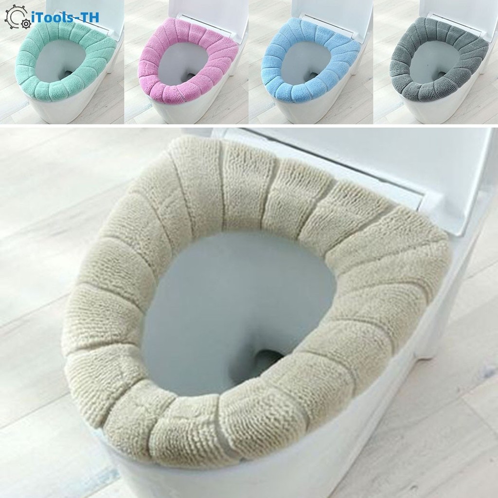 <iTools>ห้องน้ําอุ่นห้องน้ําล้างทําความสะอาดได้แผ่นนุ่มที่นั่งปิดเครื่องมือฝาปิดเสื่อ