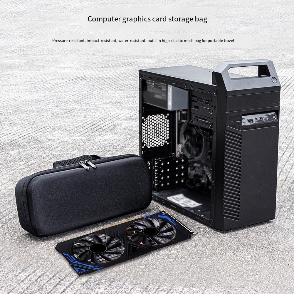 TSK HOTEVA กระเป๋าเก็บของ รองรับ GTX1660 Super, RTX2060S และ.Graphics Card 3060 Ti