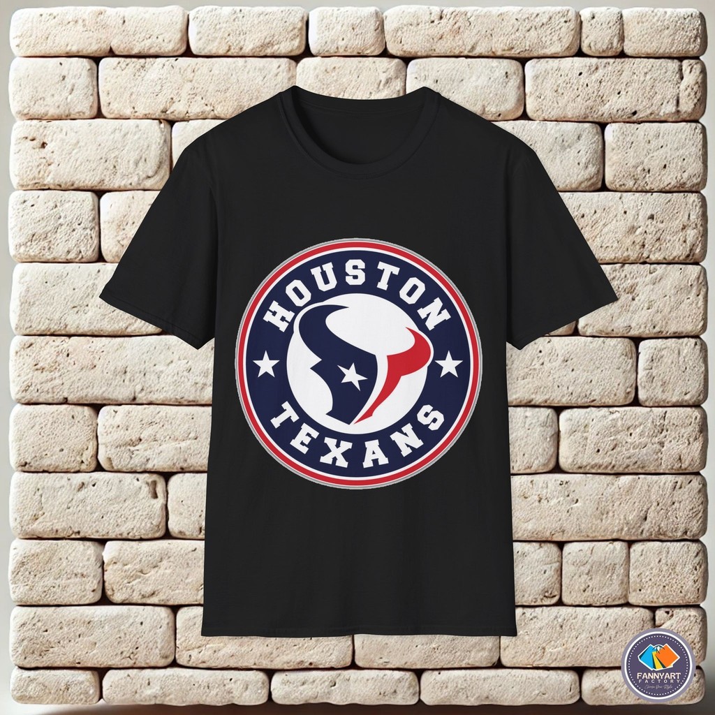 เสื้อยืด_unisex_ลายโลโก้_Houston_Texans_American_Football_Club_สำหรับฤดูร้อน