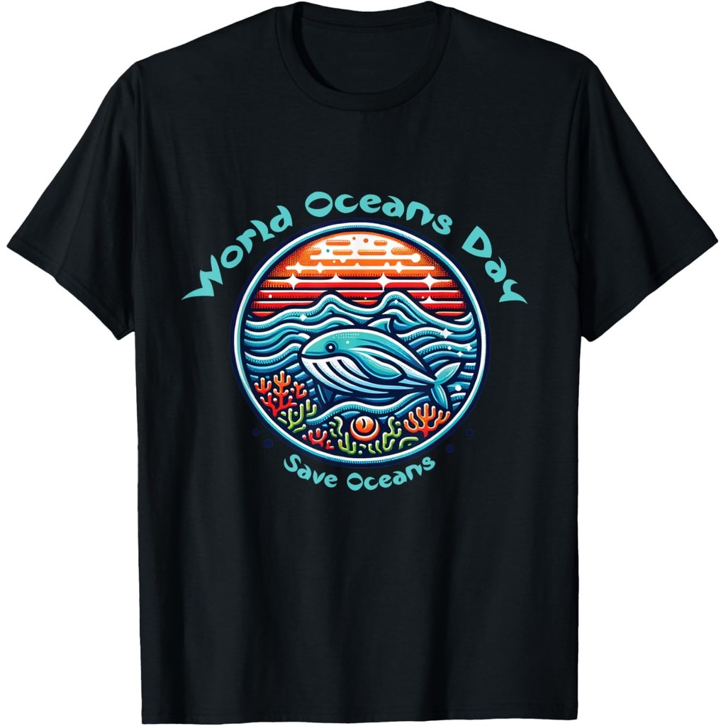 ปกป้อง Our Oceans World Oceans Day, Save Earth Sea T-Shirt Mans