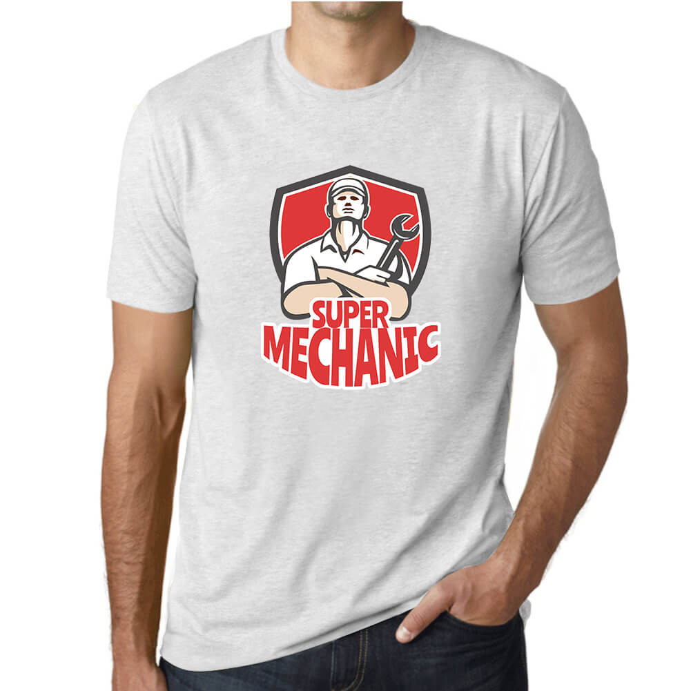 Mens Graphic T-Shirt Super Mechanic - Super Mechanic - Responsible