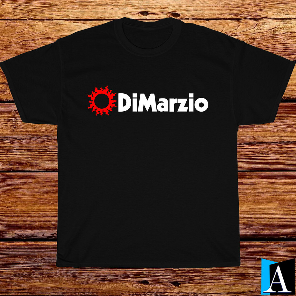 2025 เสื้อ Dimarzio His Company Logo Black Grey White Navy Blue T-Shirt