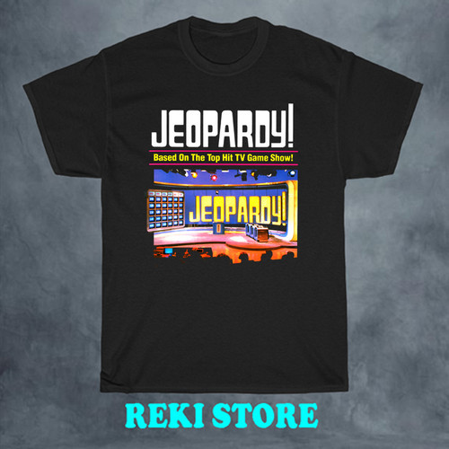 เสื้อยืดสีดำสำหรับแฟนเกม Jeopardy