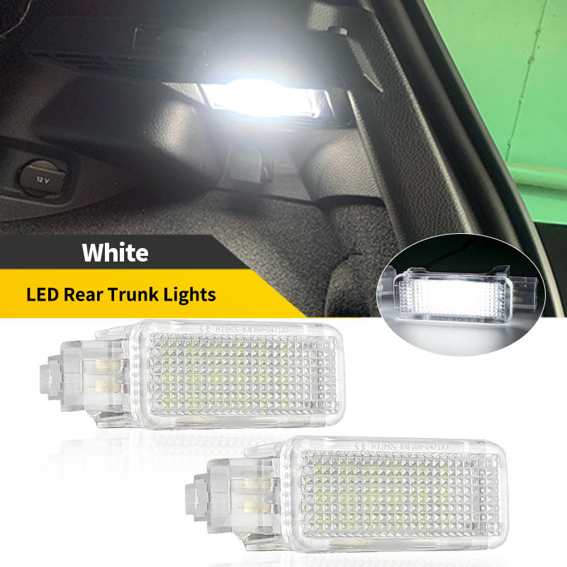 1PC/2PCS 12V LED ภายใน Trunk สําหรับ Audi S4 B5 B6 B7 B8(8D/8E/8H/8K) 2000-2012 สําหรับ Audi RS4 B7 