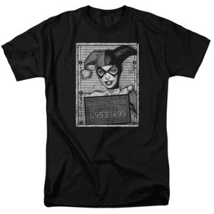 Dc Comics - - Harley Quinn Inmate - เสื้อยืดสตรีทแวร์ลําลองสําหรับผู้ใหญ่