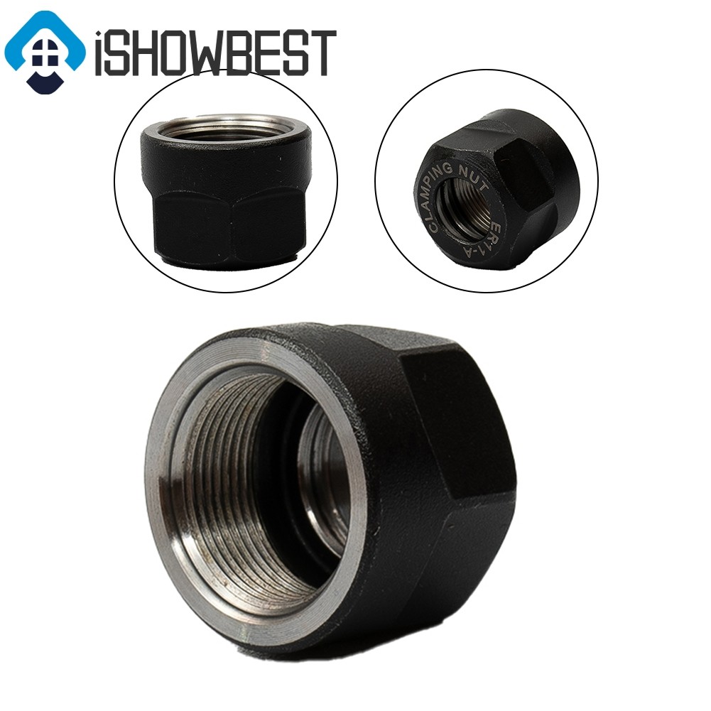 ER11 A Type Collet Clamping Nut สําหรับเครื่องกลึงหัวกัด ER Collet CNC Chuck