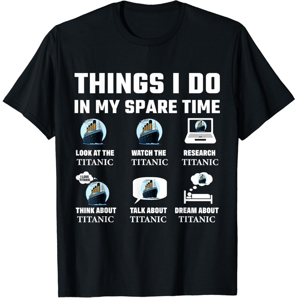 เสื้อยืดวันเกิด RMS Titanic สำหรับคนรักประวัติศาสตร์เรือดำน้ำ