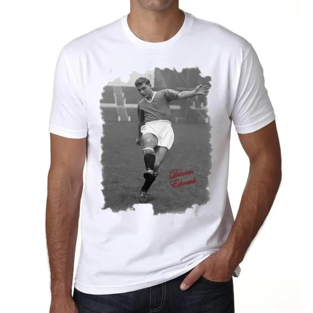 Gift shirt ULTRABASIC Mens Duncan Edwards Duncan Edwards เสื้อยืดกราฟิก xs-3xl  