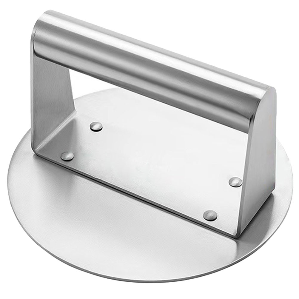 สแตนเลสเบอร์เกอร์กดรอบเบอร์เกอร์ Smasher เครื่องมือโลหะ Burger Smasher อุปกรณ์ครัว