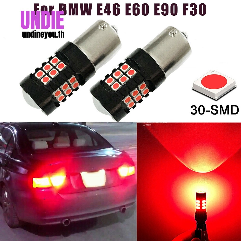 LED สีแดง 30SMD Strobe กระพริบไฟท้ายเบรคหลอดไฟสําหรับสําหรับสําหรับสําหรับ BMW E46 E60 E90 F30