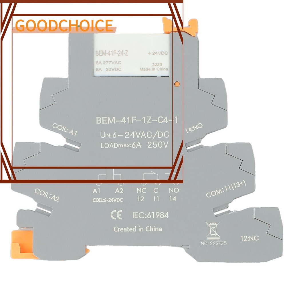 GOODCHOICE. โมดูลโมดูลรีเลย์บางเฉียบประเภทสปริงชิปบาง BEM-41F-1Z-C4--R รีเลย์