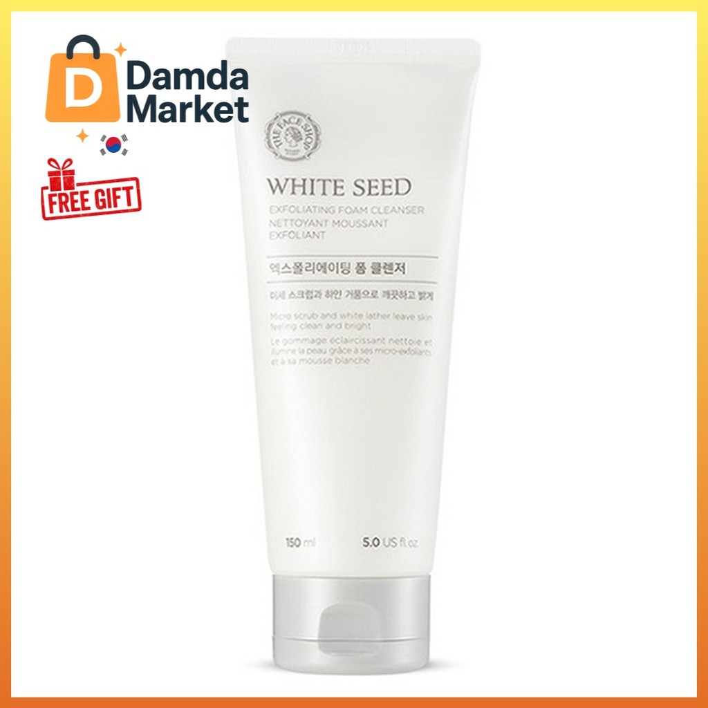 THE FACE SHOP White Seed Exfoliating Foam Cleanser 150ml