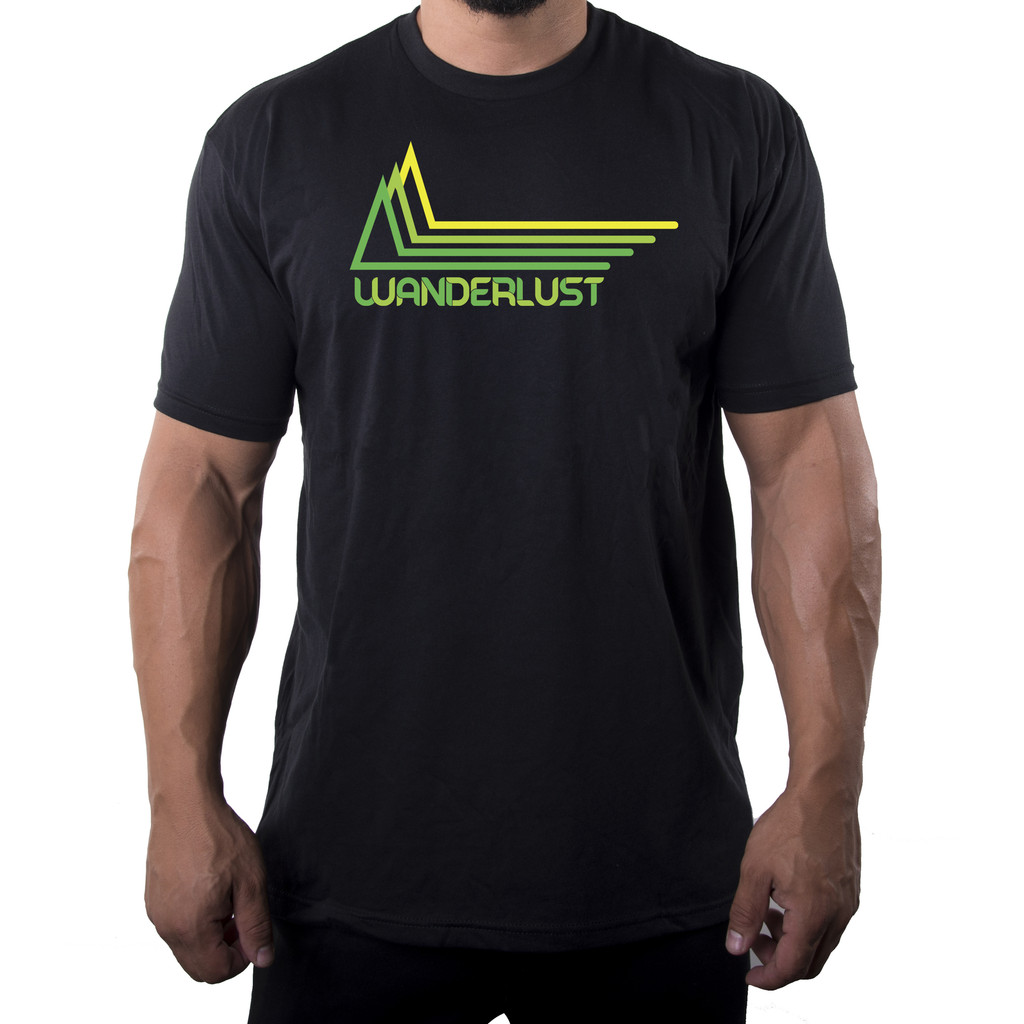2025 Wanderlust Mens Graphic Tshirts Nature Shirts Mens Outdoor Shirts