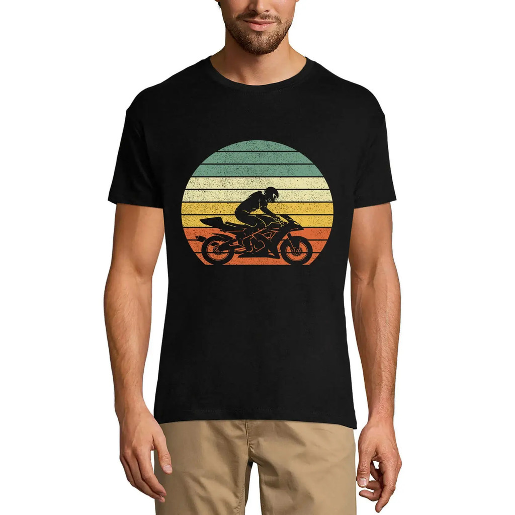 Ultrabasic Mens Vintage Sunset เสื้อยืดสําหรับ Biker Vintage Biker