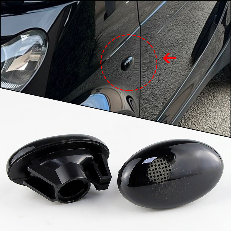 ขายร้อน2PCS ไม่มีหลอดไฟ Fender Side Marker Light Housing สําหรับ Mercedes-Benz A-Class W168 1997-200