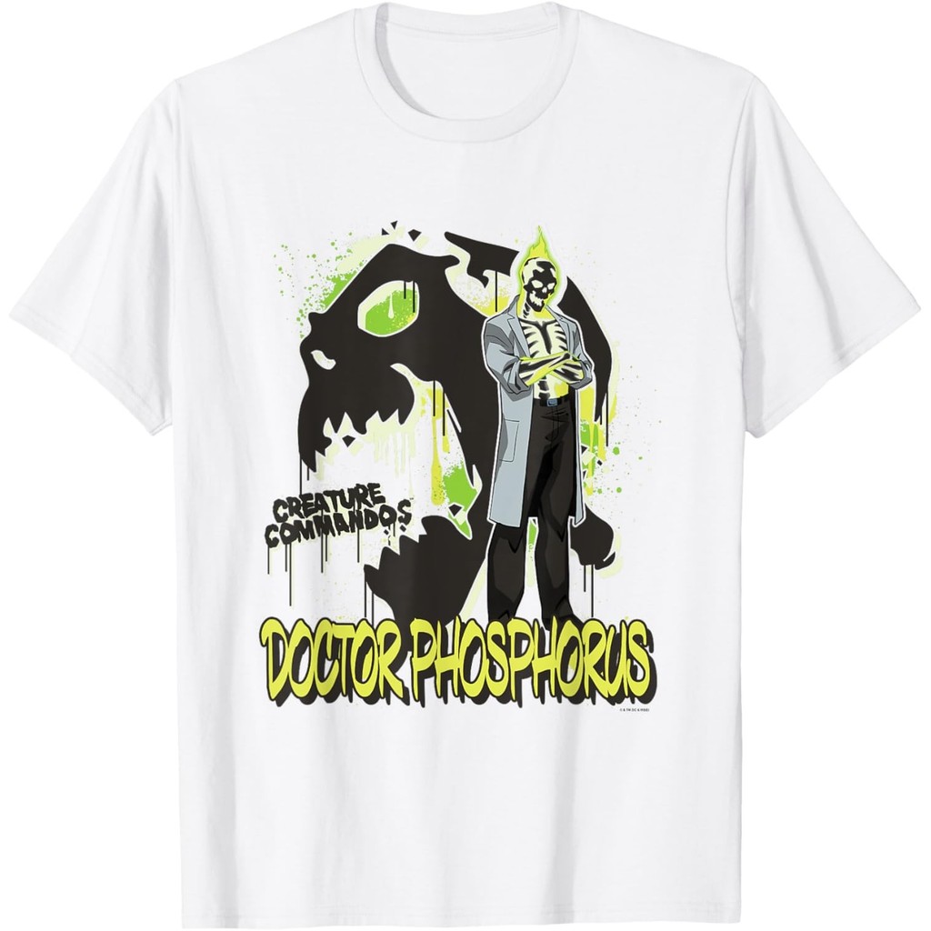 เสื้อยืด Creature Commandos Doctor Phosphorus Showcase