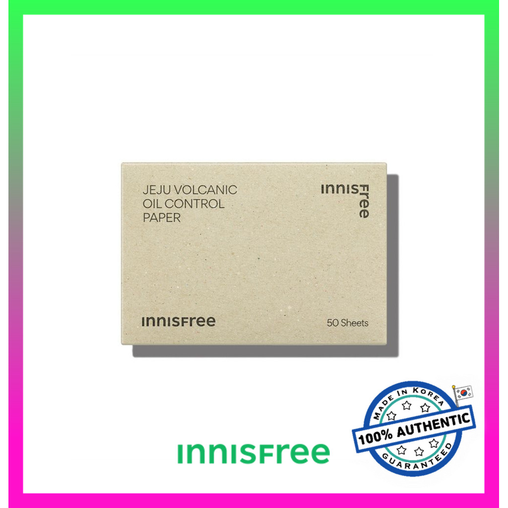 Innisfree Jeju Volcanic Oil Control Paper (50 แผ่น) / innisfree Jeju Volcanic Oil Control Paper (50 sheets)