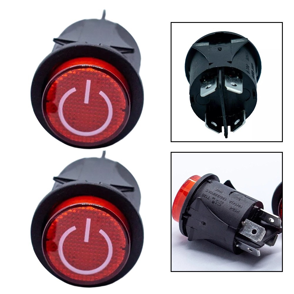 ALL HOT2pcs Kids Electric Car Power Switch - One-Button Start Ride-On Car Replacement