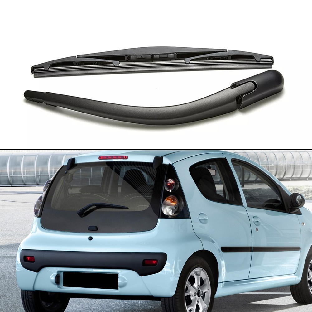 SWTDRM HotReady Stock รถด้านหลังกระจกหน้าต่างใบปัดน้ําฝนชุดสําหรับ Toyota สําหรับ Aygo 6405K4 6405V5