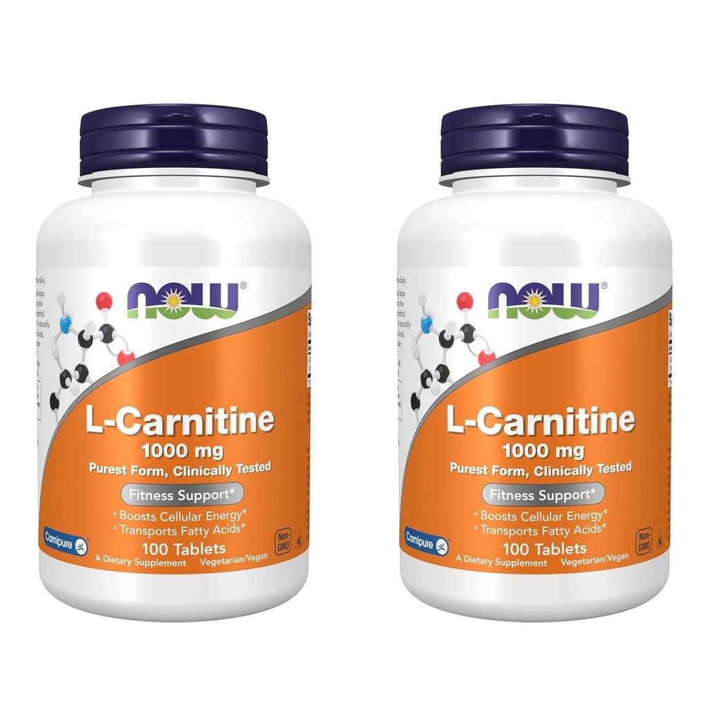 NOW Foods L-Carnitine 1000mg เม็ด จํานวน 100 ขวด